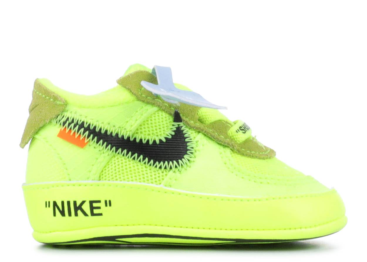 Off White X Air Force 1 Low (CB/Crib) "Volt" | MrSneaker