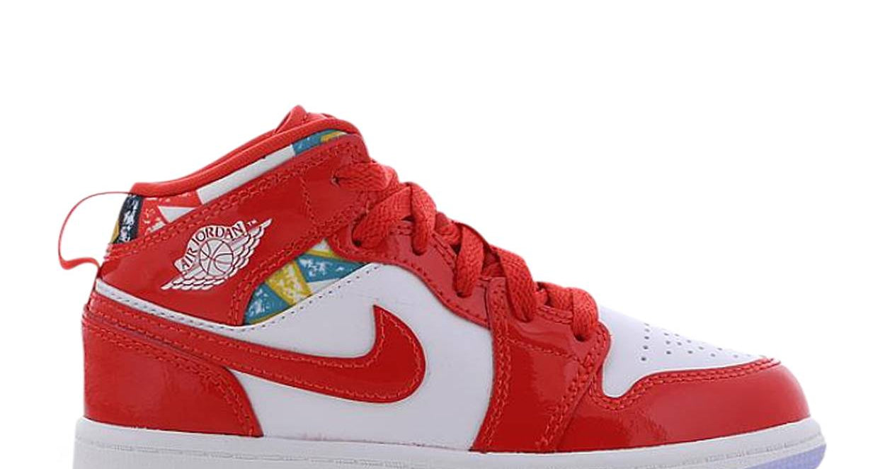 Air Jordan 1 Mid SE "Barcelona Sweater" (PS/Kids) | MrSneaker