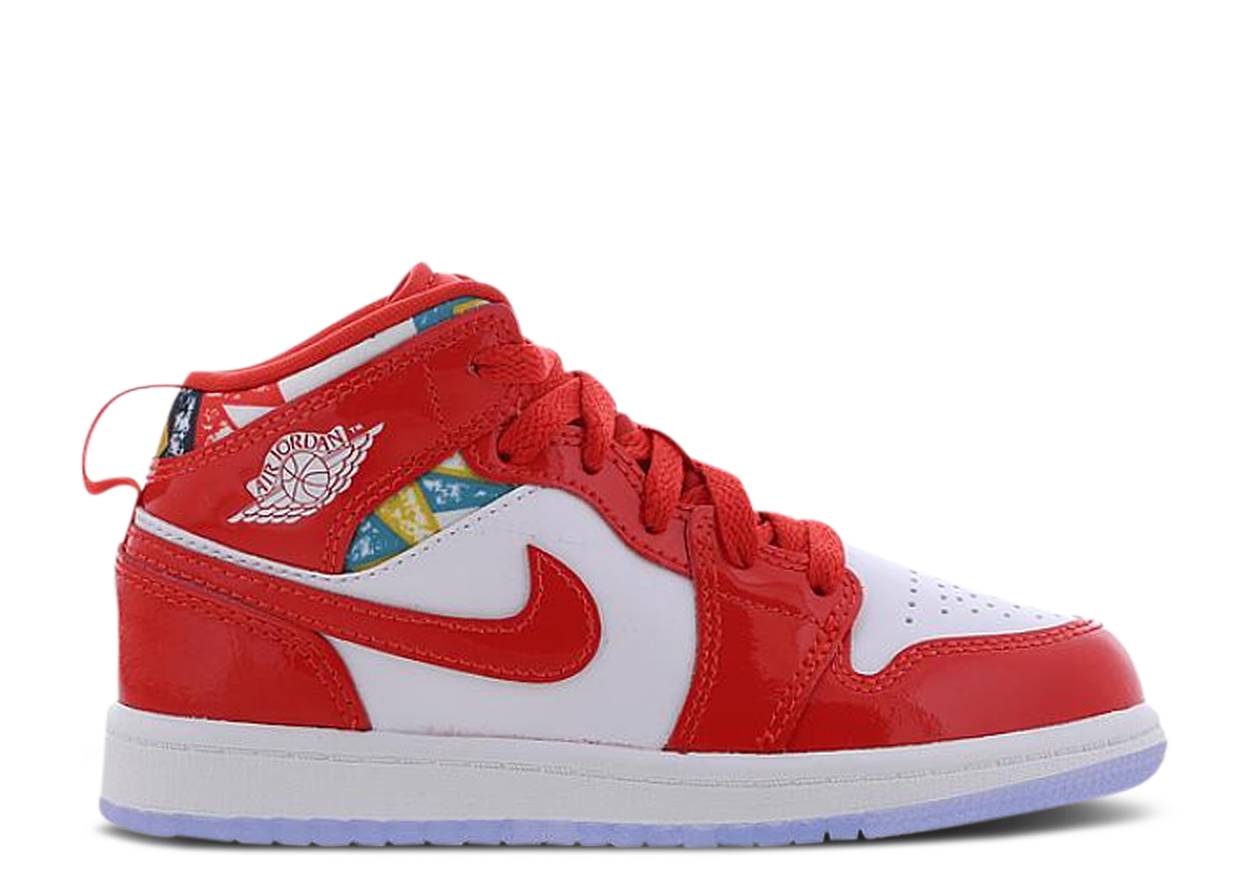 Air Jordan 1 Mid SE "Barcelona Sweater" (PS/Kids) | MrSneaker