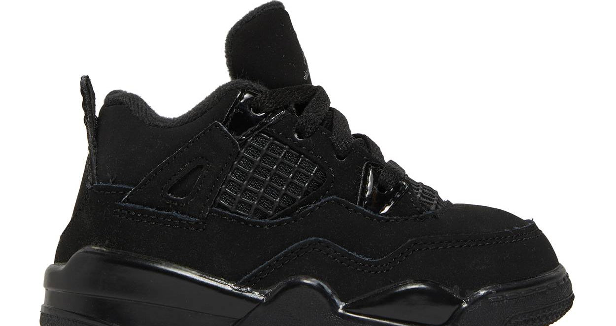 Air Jordan 4 Retro "Black Cat" (TD/Toddlers) (2020) | MrSneaker