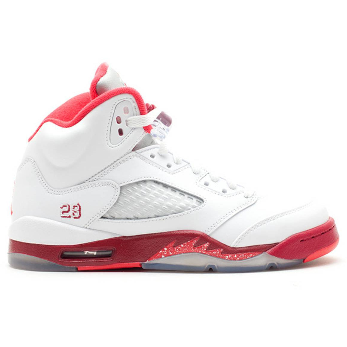 Air Jordan 5 Retro "White Scarlet" (GS / Juniors) | MrSneaker