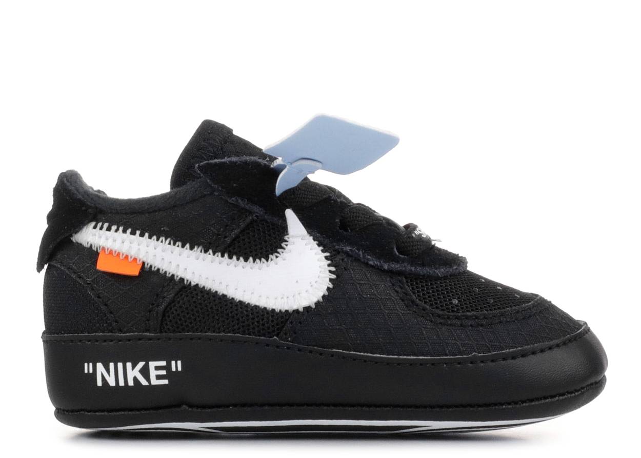 Off White X Air Force 1 Low (CB/Crib) "Black" | MrSneaker