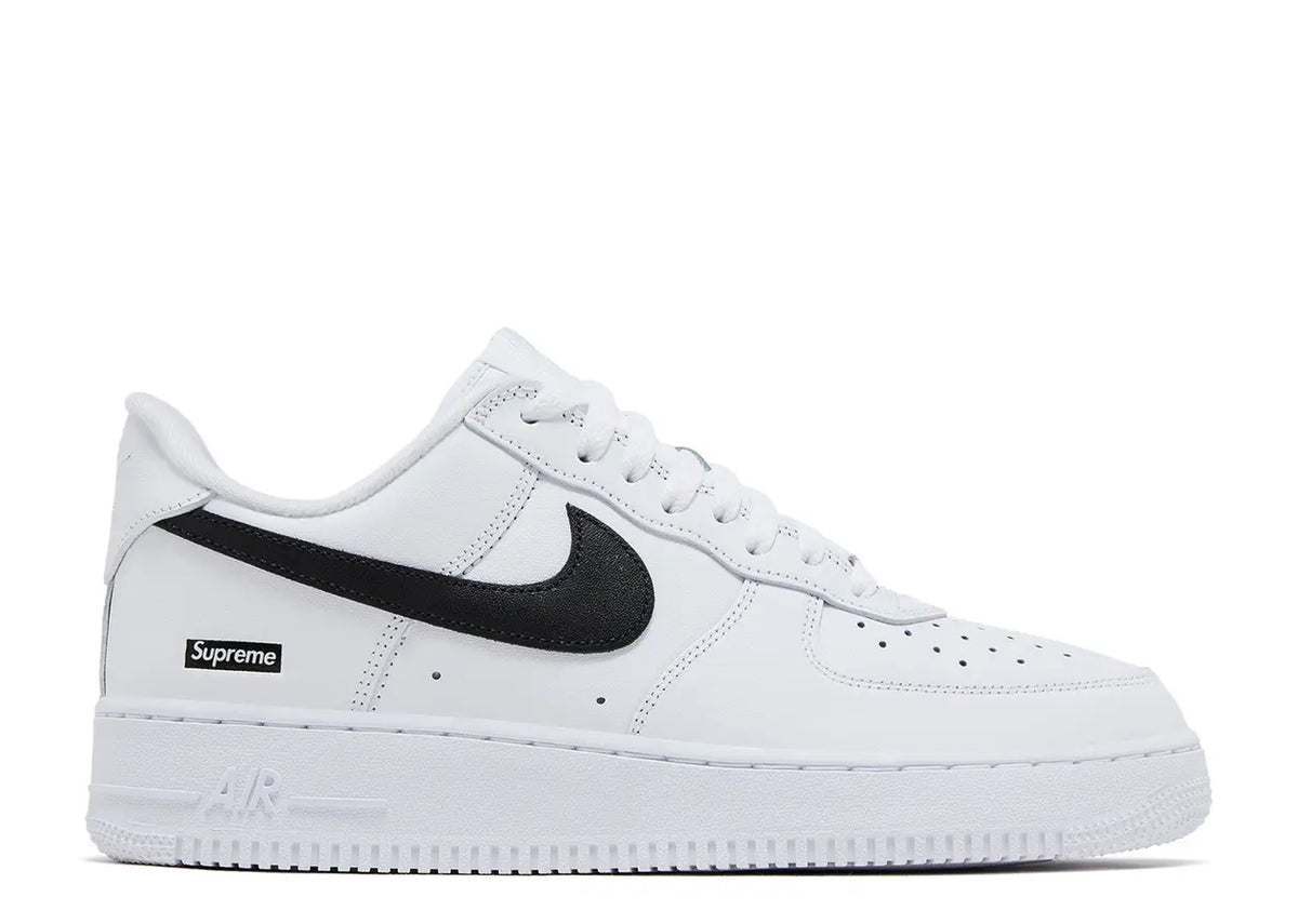 Supreme X Nike Air Force 1 Low 'Box Logo - White Black' 2025