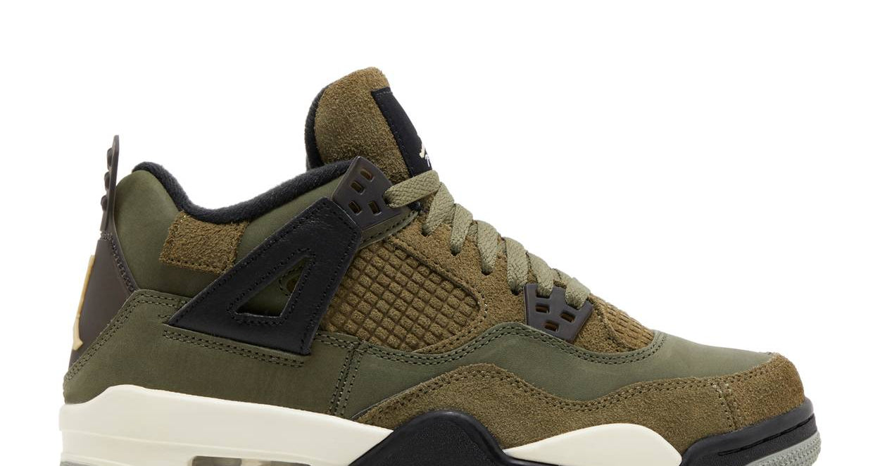 Air Jordan 4 Retro SE "Craft Olive" (GS/Juniors) | MrSneaker