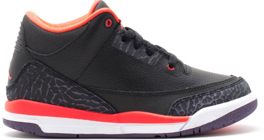 Air Jordan 3 Retro "Black Crimson" (PS/Kids) | MrSneaker