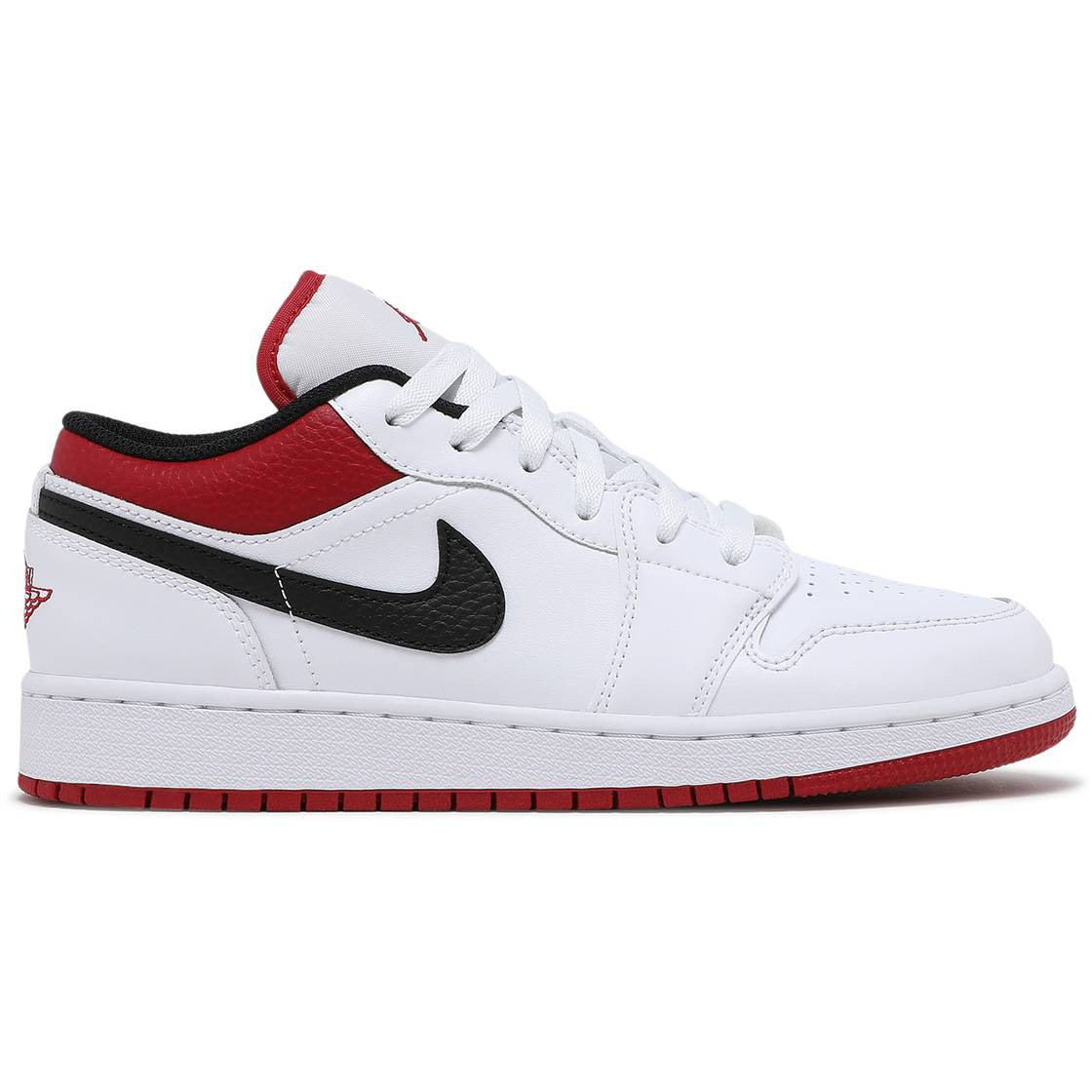 Air Jordan 1 Low "White Gym Red" (GS/Juniors) (2021) | MrSneaker