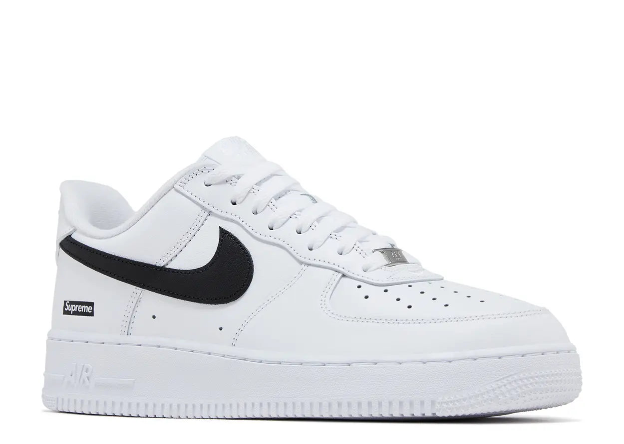 Supreme x Air Force 1 Low "Box Logo - White Black" | MrSneaker