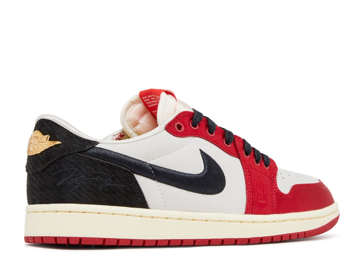 Trophy Room x Air Jordan 1 Retro Low OG SP "Rookie Card - Away" | MrSneaker