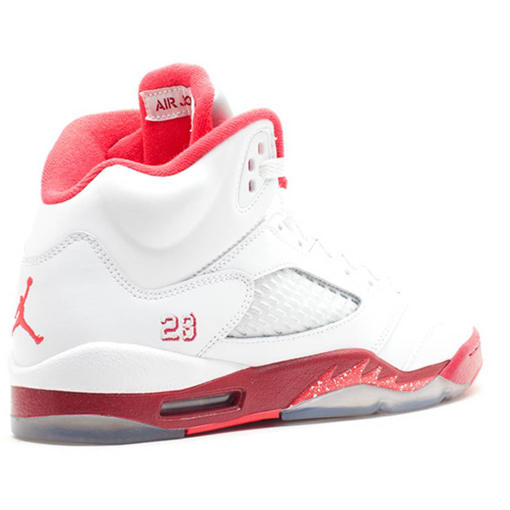 Air Jordan 5 Retro "White Scarlet" (GS / Juniors) | MrSneaker