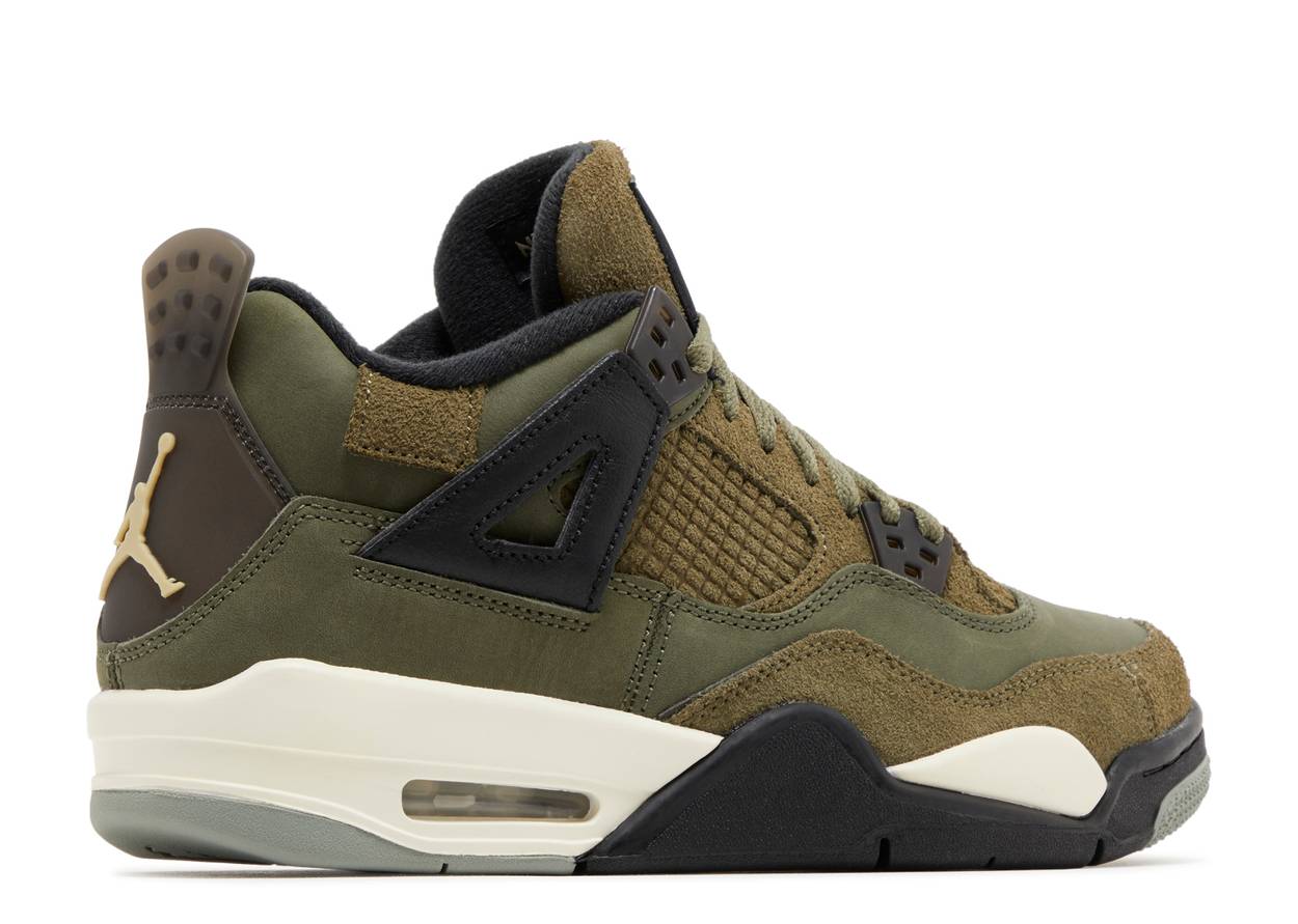 Air Jordan 4 Retro SE "Craft Olive" (GS/Juniors) | MrSneaker