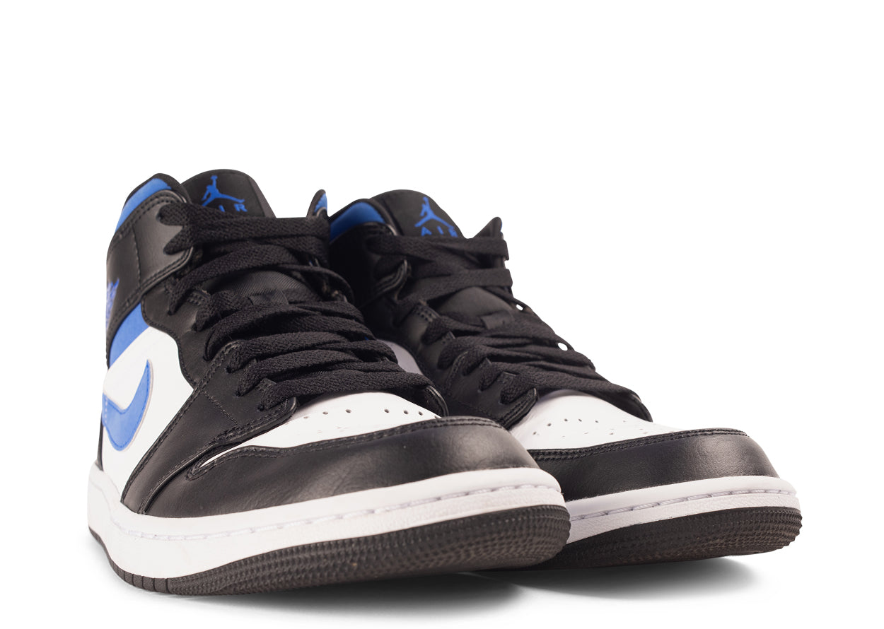 Pre-owned Jordan 1 Mid "Racer Blue" UK8.5 | MrSneaker