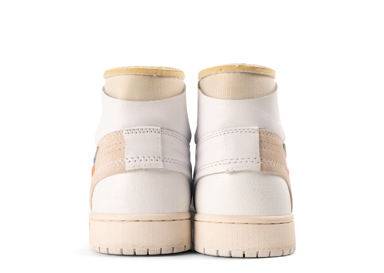 Pre-owned Off-White X Air Jordan 1 "Euro" (2018) UK8.5 | MrSneaker