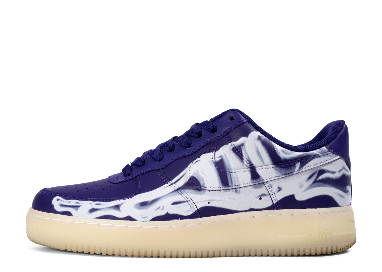 Pre-owned Air Force 1 Low "Purple Skeleton" UK9 | MrSneaker