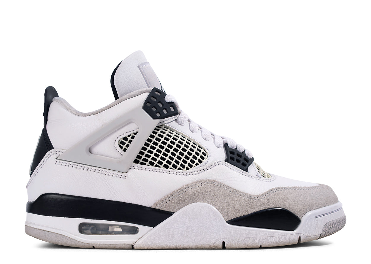 Pre-owned Air Jordan 4 Retro "Military Black" (2022) UK7 | MrSneaker