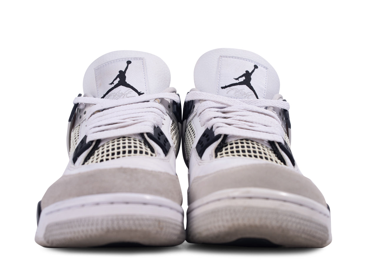 Pre-owned Air Jordan 4 Retro "Military Black" (2022) UK7 | MrSneaker