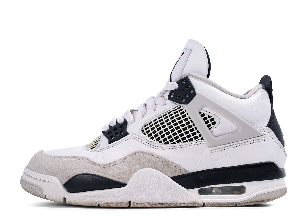 Pre-owned Air Jordan 4 Retro "Military Black" (2022) UK7 | MrSneaker