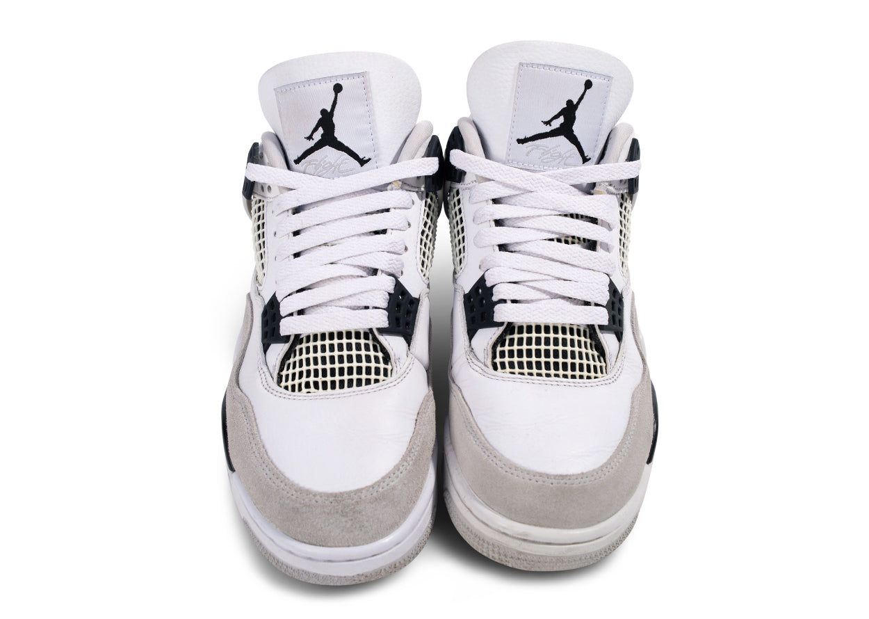 Pre-owned Air Jordan 4 Retro "Military Black" (2022) UK7 | MrSneaker