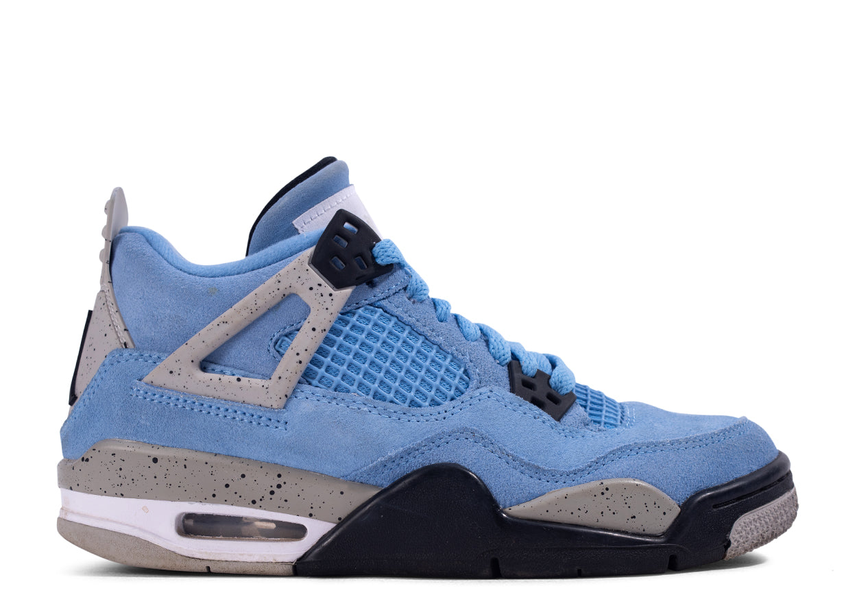 Pre-owned Air Jordan 4 Retro "University Blue" (GS/Juniors) (2021) UK4 | MrSneaker