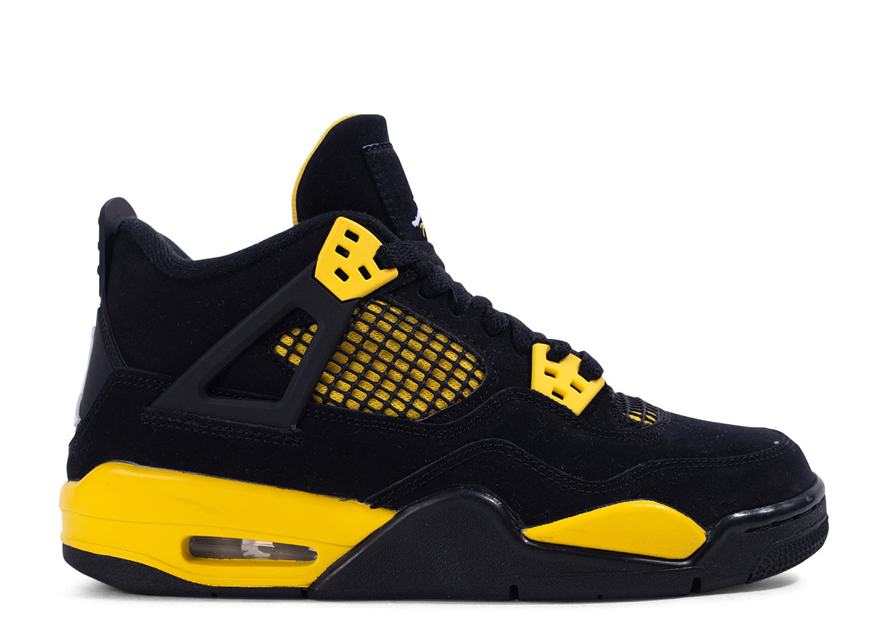 Pre-owned Air Jordan 4 Retro “Thunder” (GS/Junior) (2023) UK4.5 | MrSneaker