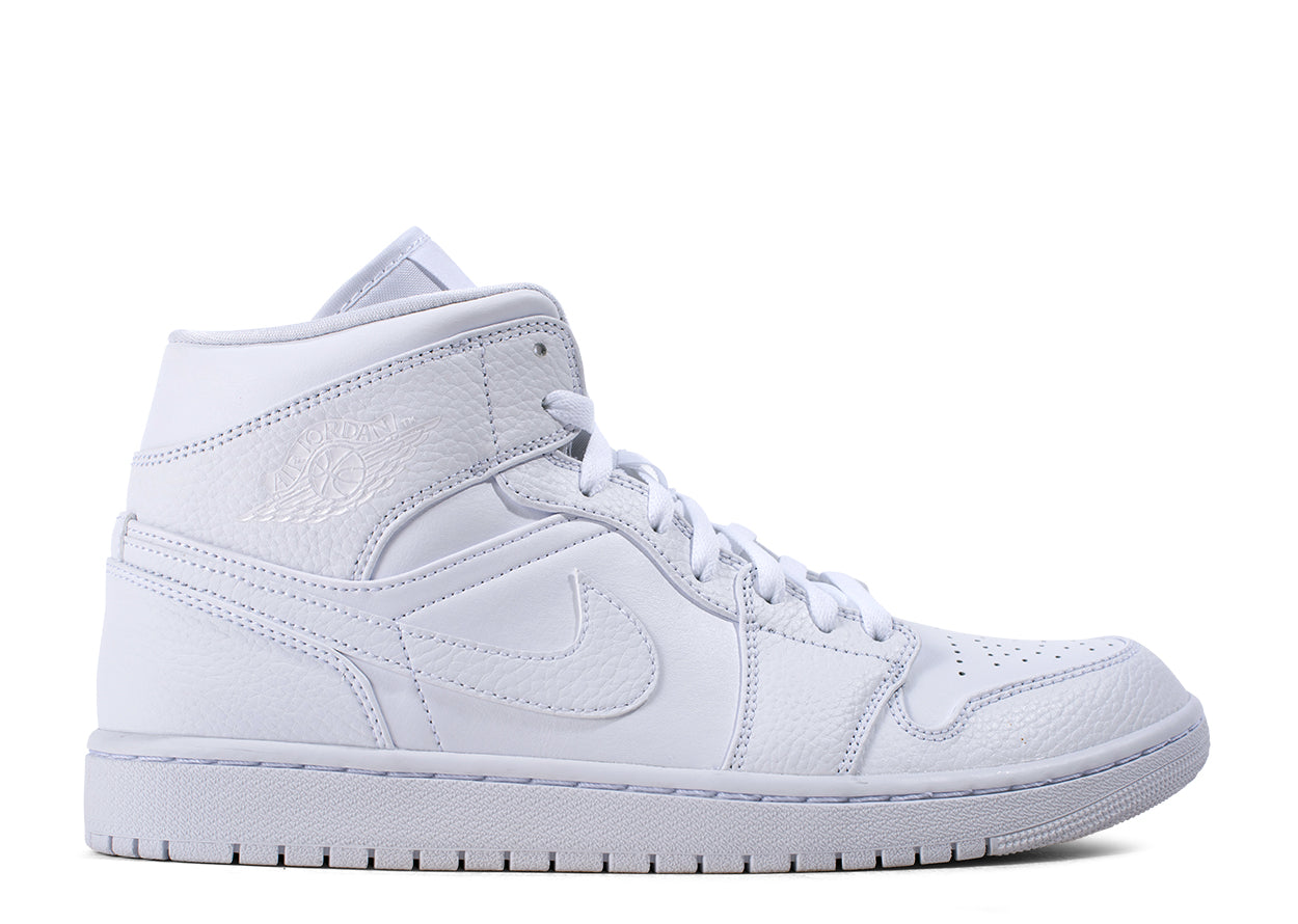 Air Jordan 1 Mid "Triple White" 2.0 (2020) | MrSneaker