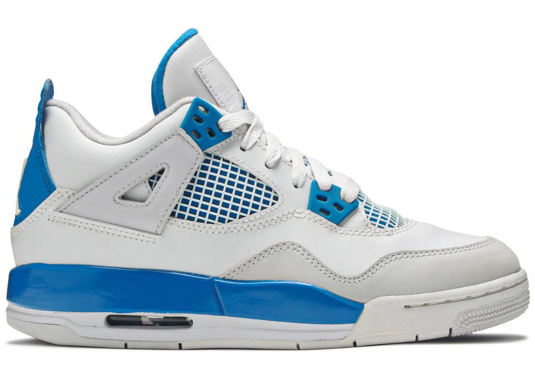 Air Jordan 4 Retro “Military Blue” (GS/Juniors) (2012) | MrSneaker