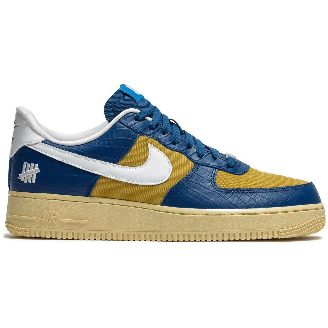 Undefeated x Air Force 1 Low "Blue Croc" (2021) | MrSneaker