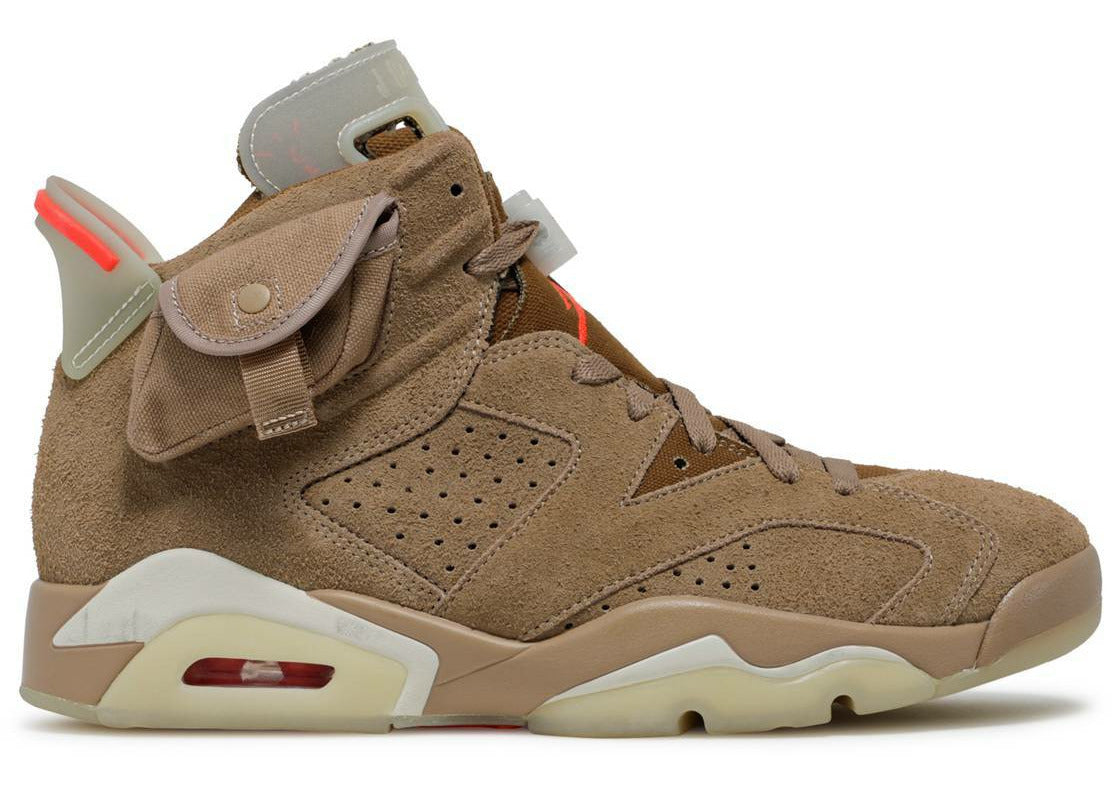 Travis Scott X Air Jordan 6 Retro "British Khaki" (2021) | MrSneaker