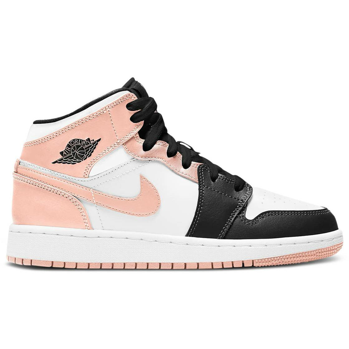 Air Jordan 1 Mid "Crimson Tint Toe" (GS/Juniors) (2021) | MrSneaker