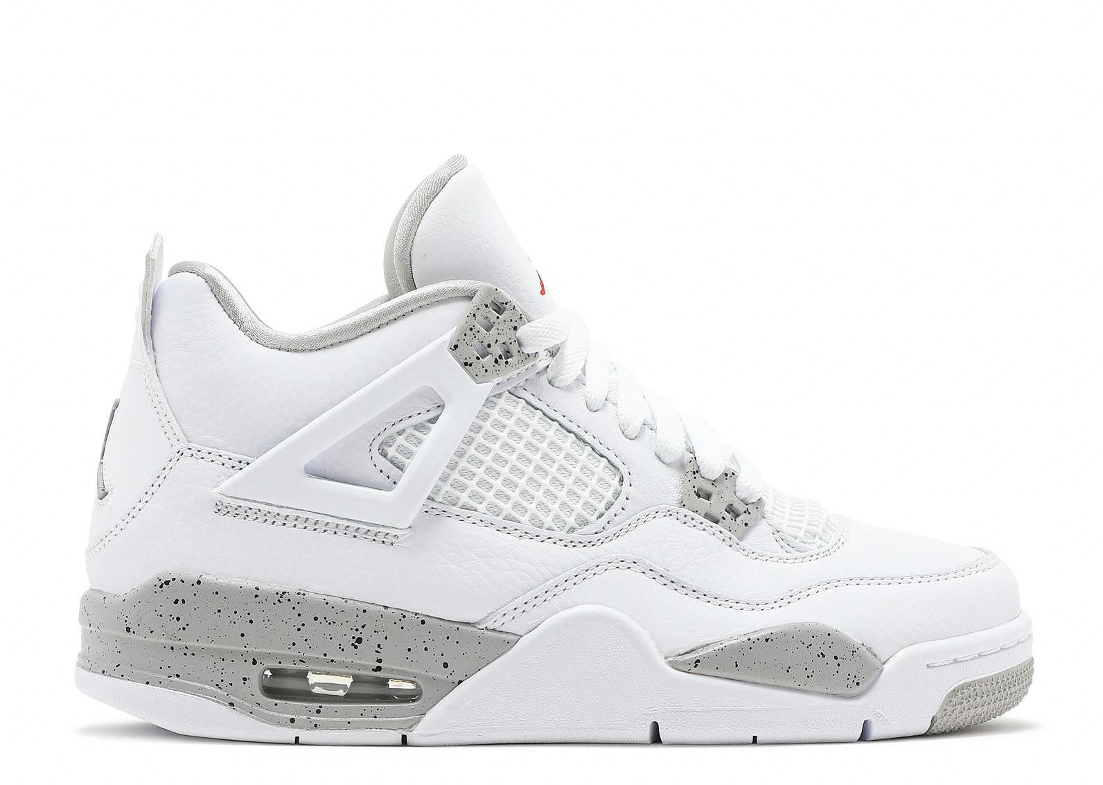 Air Jordan 4 Retro "White Oreo" (GS/Juniors) (2021) | MrSneaker