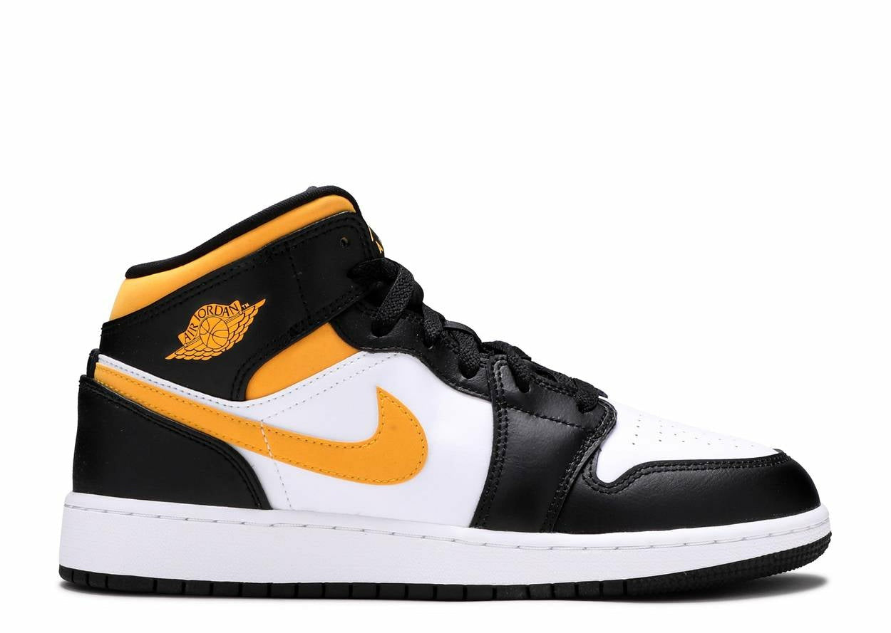 Air Jordan 1 Mid "White Pollen Black" (GS/Juniors) | MrSneaker
