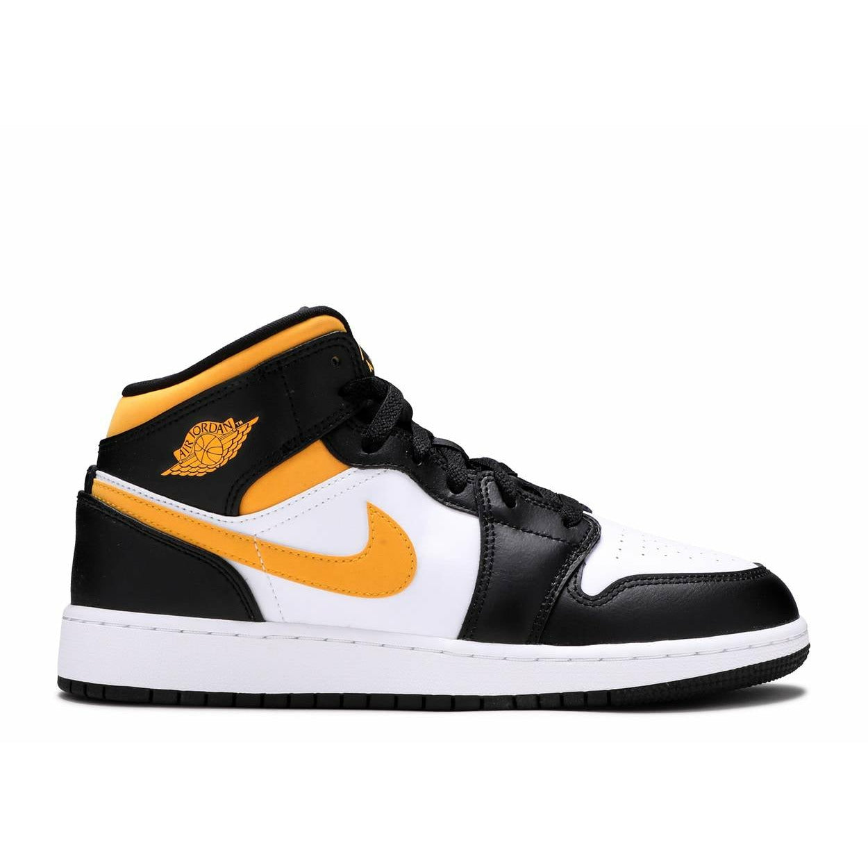 Air Jordan 1 Mid "White Pollen Black" (GS/Juniors) | MrSneaker