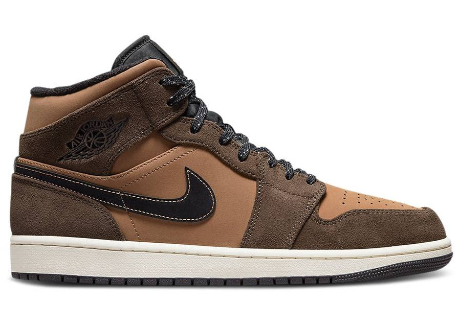 Air Jordan 1 Mid SE 'Dark Chocolate' (2021) | MrSneaker