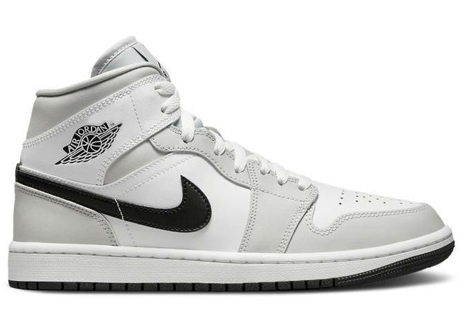 Wmns Air Jordan 1 Mid "Light Smoke Grey" (2021) | MrSneaker