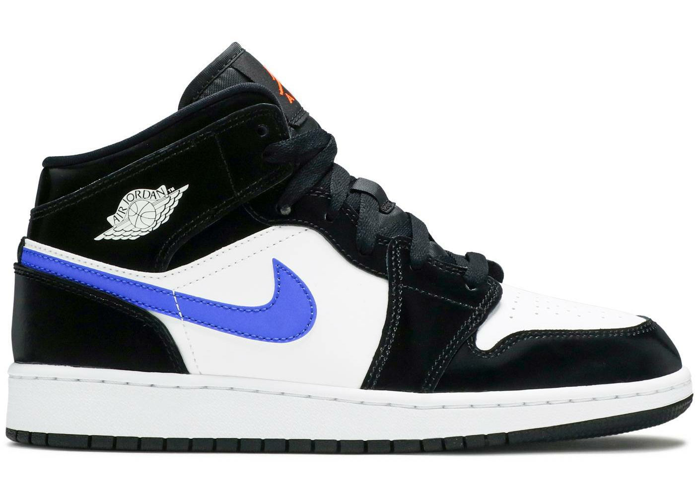 Air Jordan 1 Mid "Black Racer Blue White" (GS/Juniors) (2020) | MrSneaker