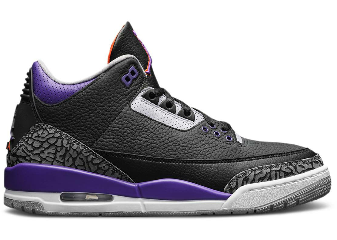 Air Jordan 3 Retro "Black Court Purple" (2020) | MrSneaker