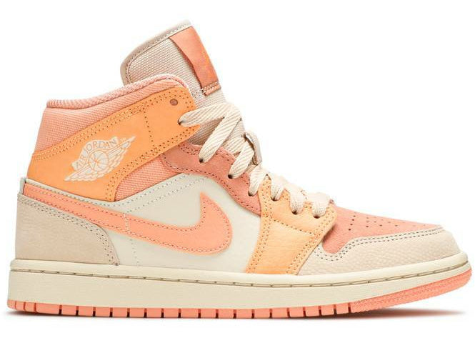 Air Jordan 1 Mid 'Apricot Orange' (Wmns) (2021) | MrSneaker