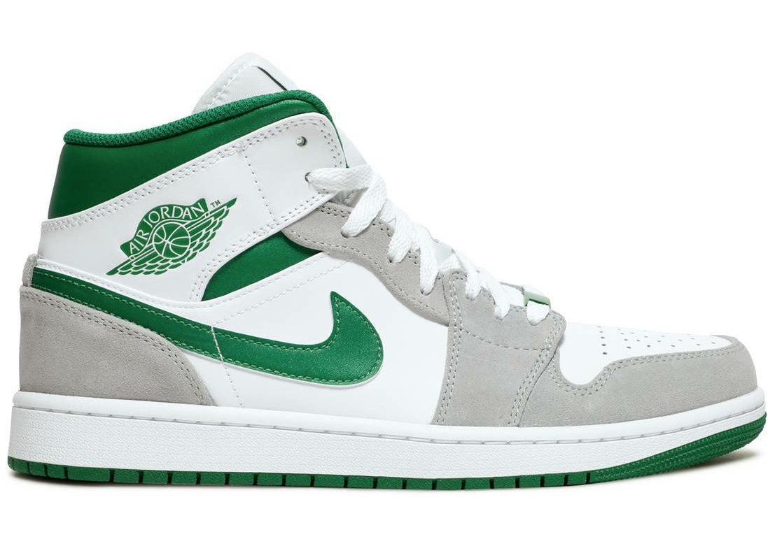 Air Jordan 1 Mid SE "Grey Green" (2021) | MrSneaker