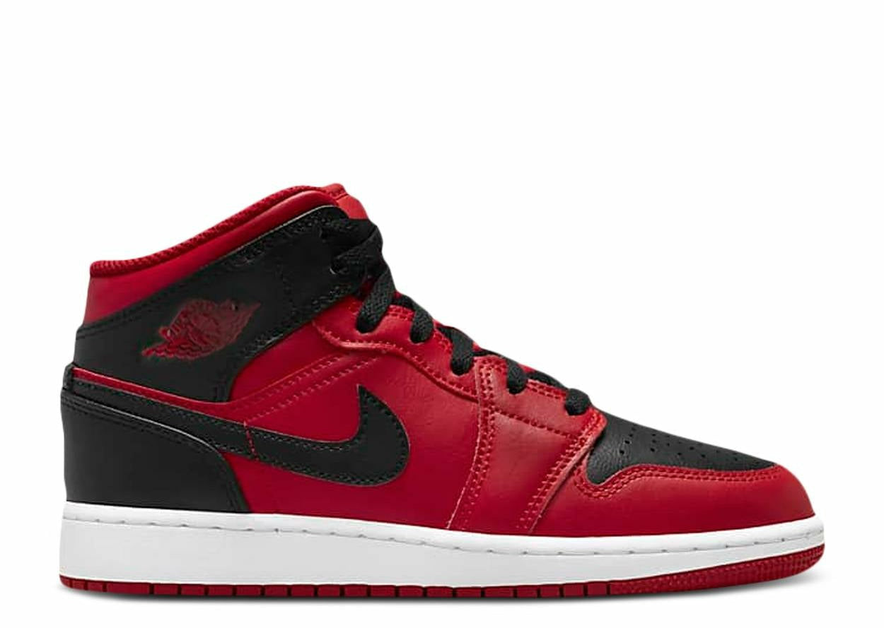 Air Jordan 1 Mid "Reverse Bred" (GS/Juniors) (2022) | MrSneaker