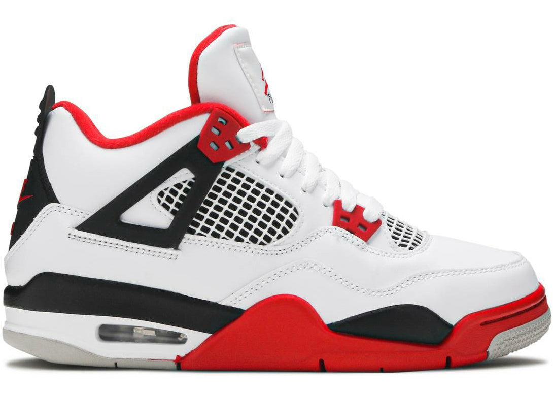 Air Jordan 4 Retro "Fire Red" (GS/Juniors) (2020) | MrSneaker