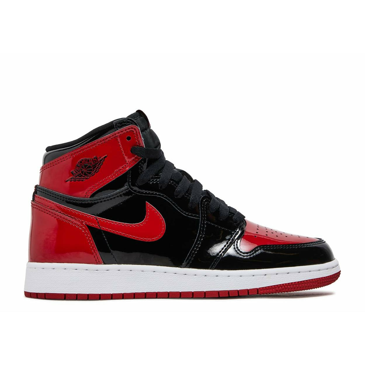 Air Jordan 1 Retro High OG "Patent Bred" (GS/Juniors) (2021) | MrSneaker