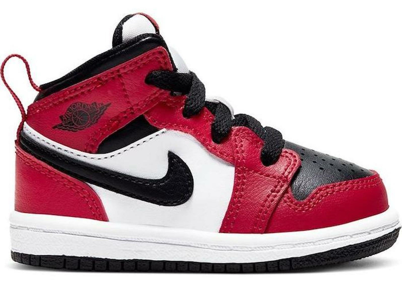 Air Jordan 1 Mid "Chicago Black Toe" (TD/Toddlers) | MrSneaker
