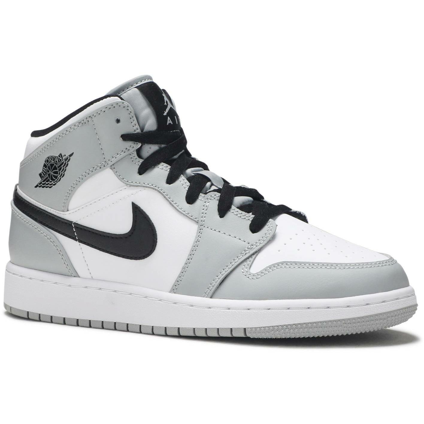 Air Jordan 1 Mid "Light Smoke Grey" (GS/Juniors) (2020) | MrSneaker