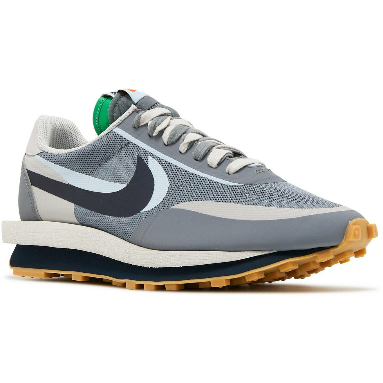 Sacai X Clot X Nike LDWaffle "Kiss of Death 2" (Cool Grey) (2021) | MrSneaker