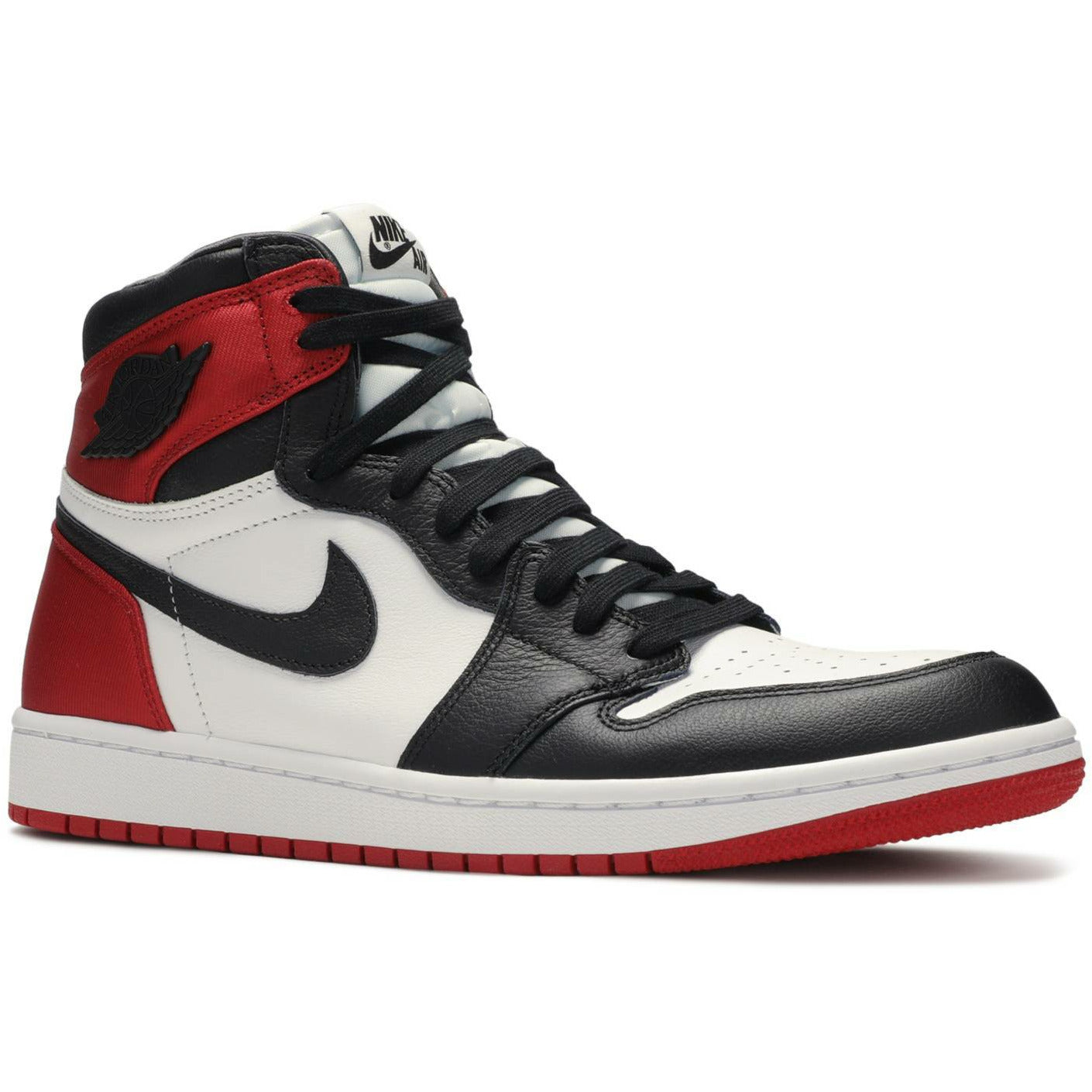 Wmns Air Jordan 1 Retro High Satin Black Toe (2019) | MrSneaker