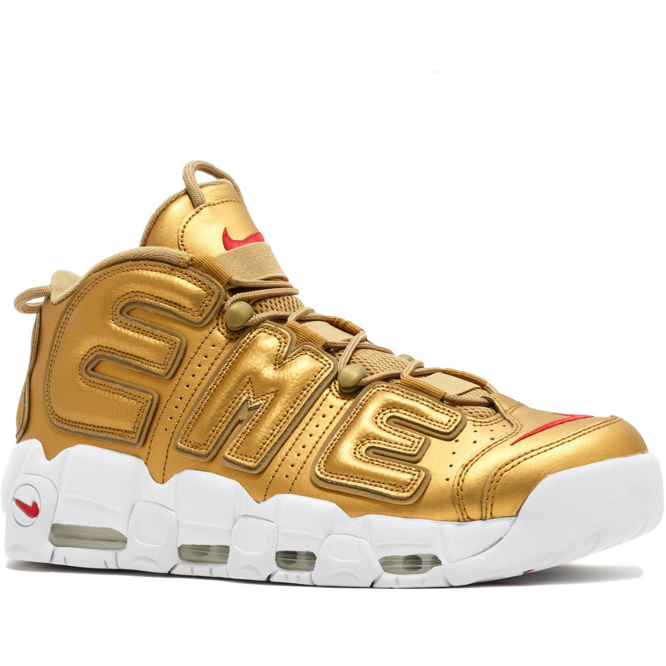 Supreme X Air More Uptempo "Metallic Gold" (2017) | MrSneaker