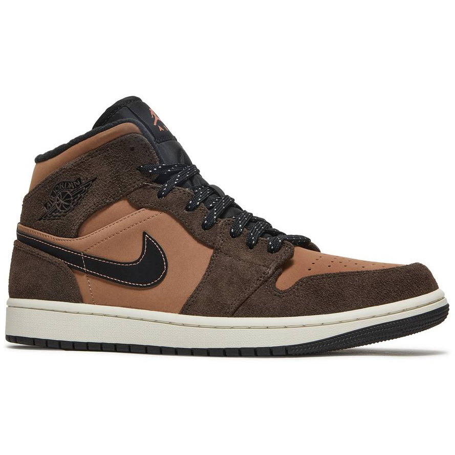 Air Jordan 1 Mid SE 'Dark Chocolate' (2021) | MrSneaker