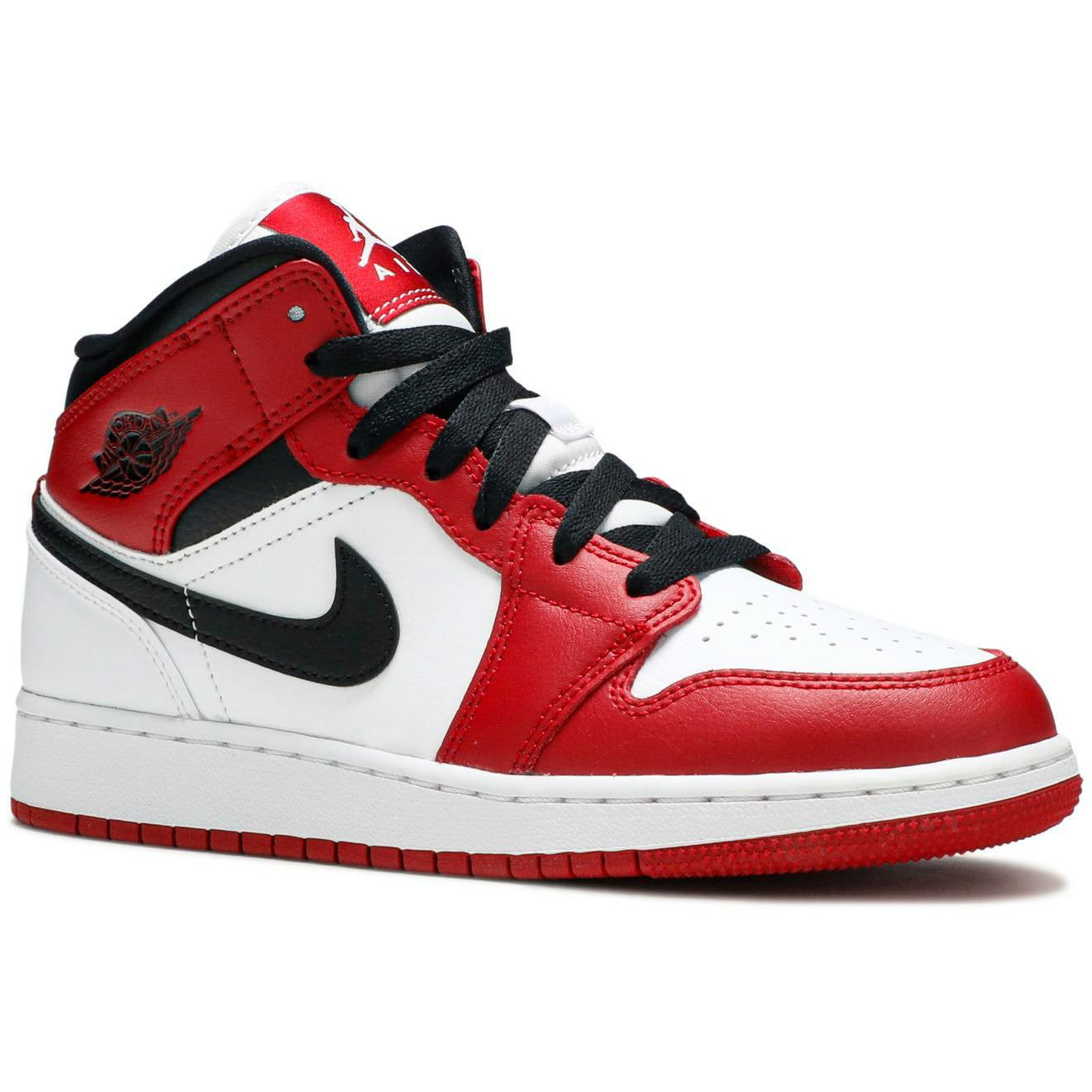 Air Jordan 1 Mid "Chicago White Toe" (GS/Juniors) (2020) | MrSneaker