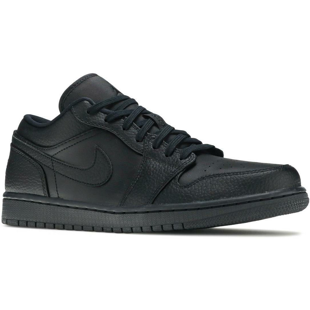 Air Jordan 1 Low "Triple Black" Tumbled Leather (2020) | MrSneaker