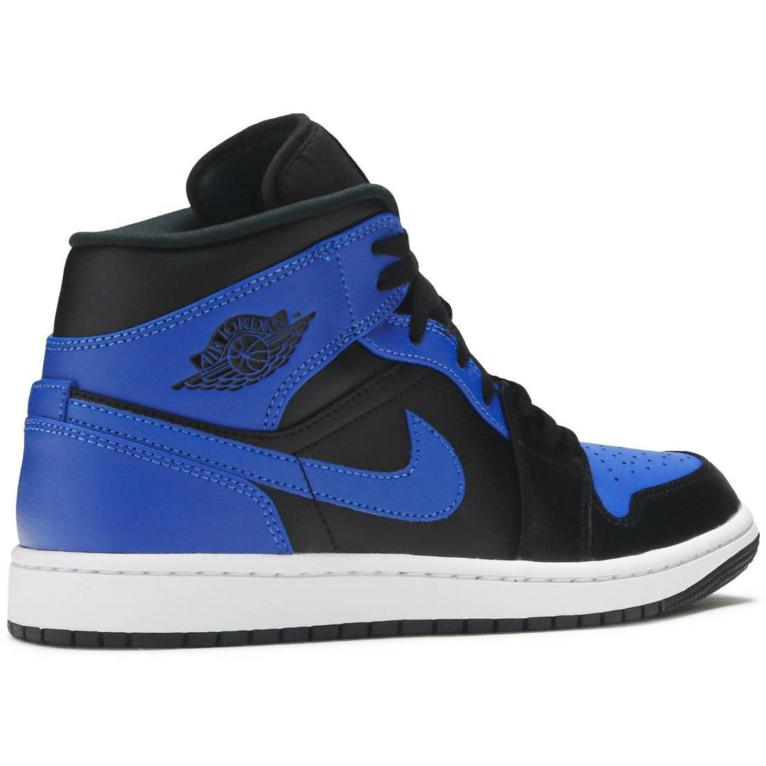 Air Jordan 1 Mid "Hyper Royal" (Tumbled Leather) (2021) | MrSneaker