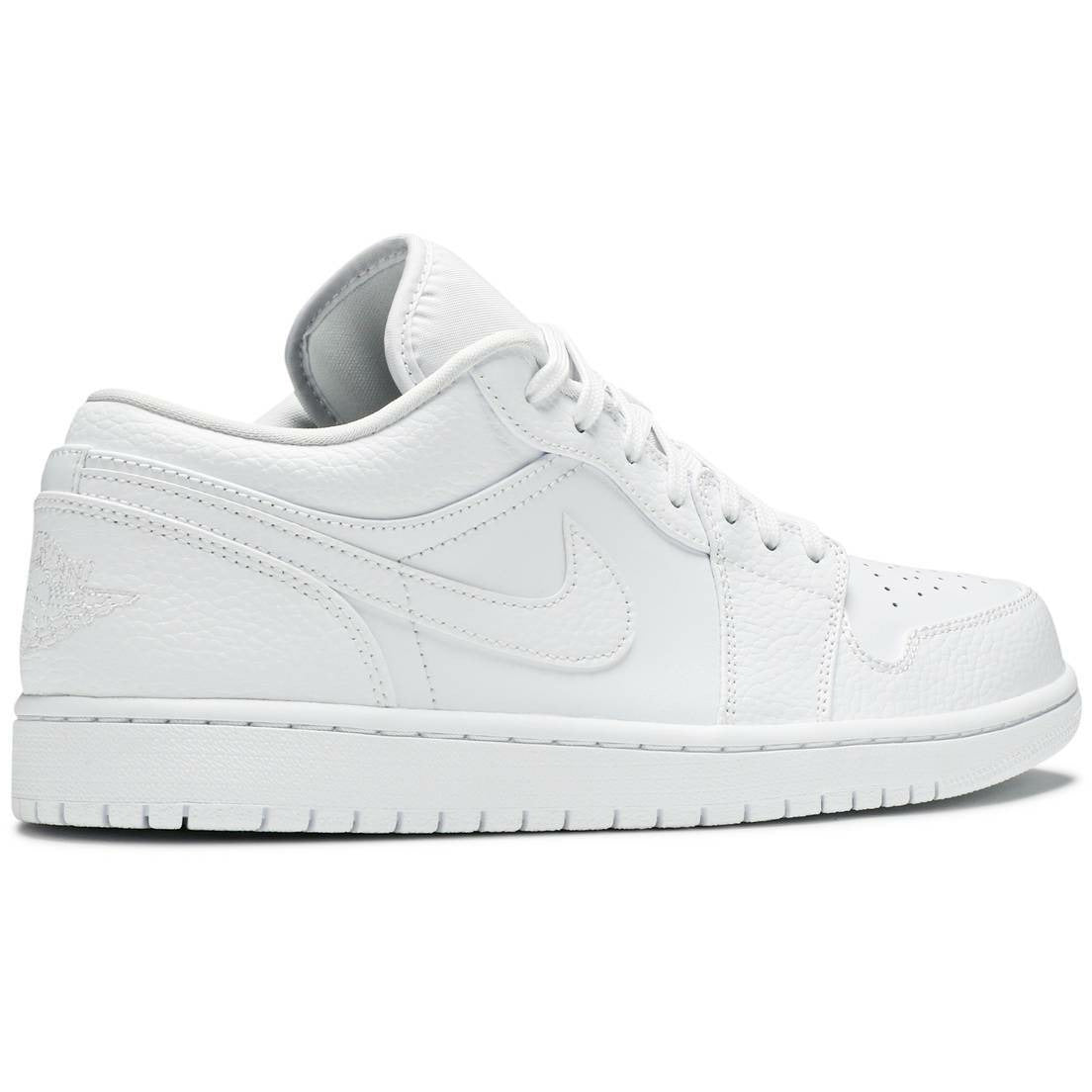 Air Jordan 1 Low "Triple White" Tumbled Leather (2020) | MrSneaker